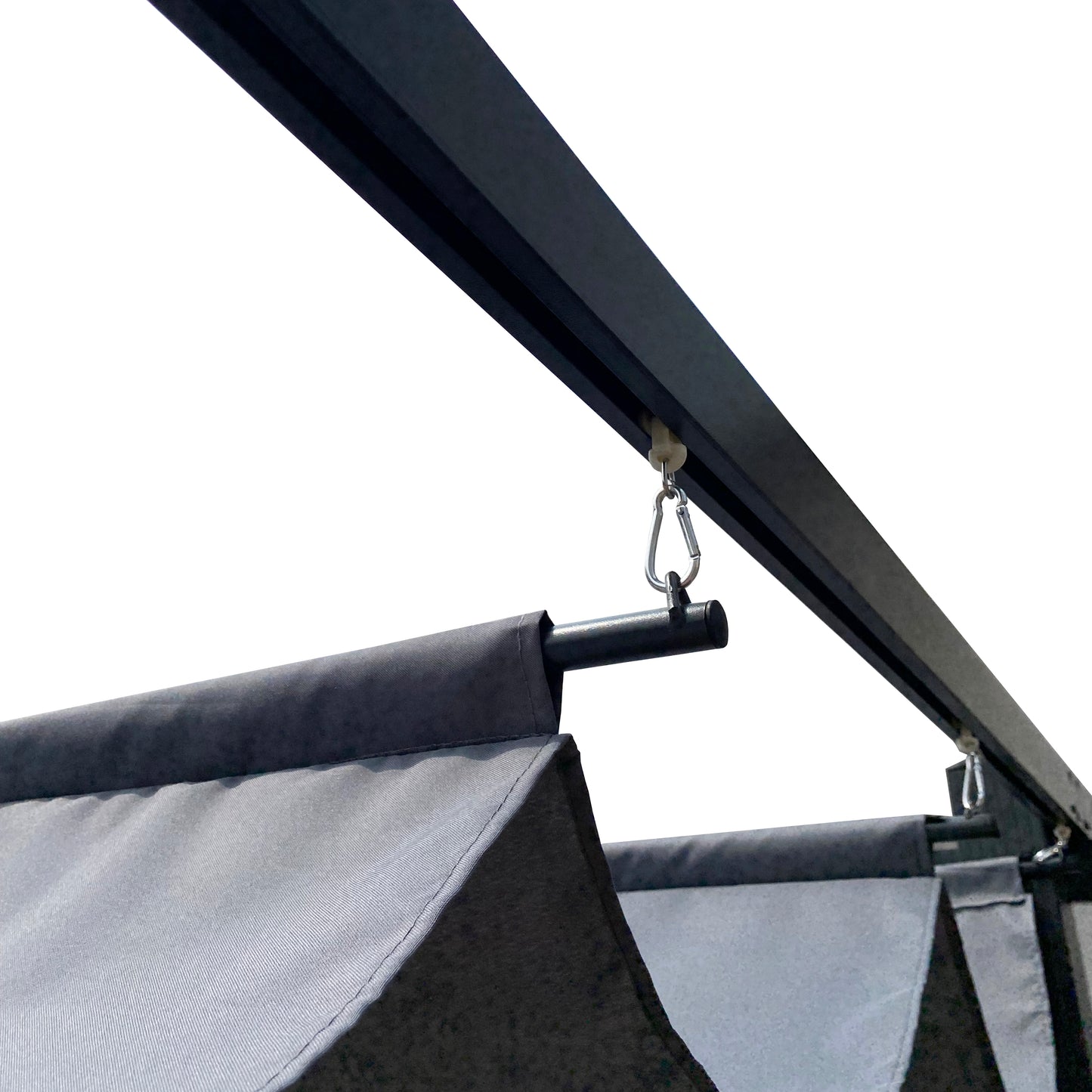 Replacement Canopy Top Fabric for 10x10 Ft Outdoor Patio Retractable Pergola Sunshelter Pergola Canopy