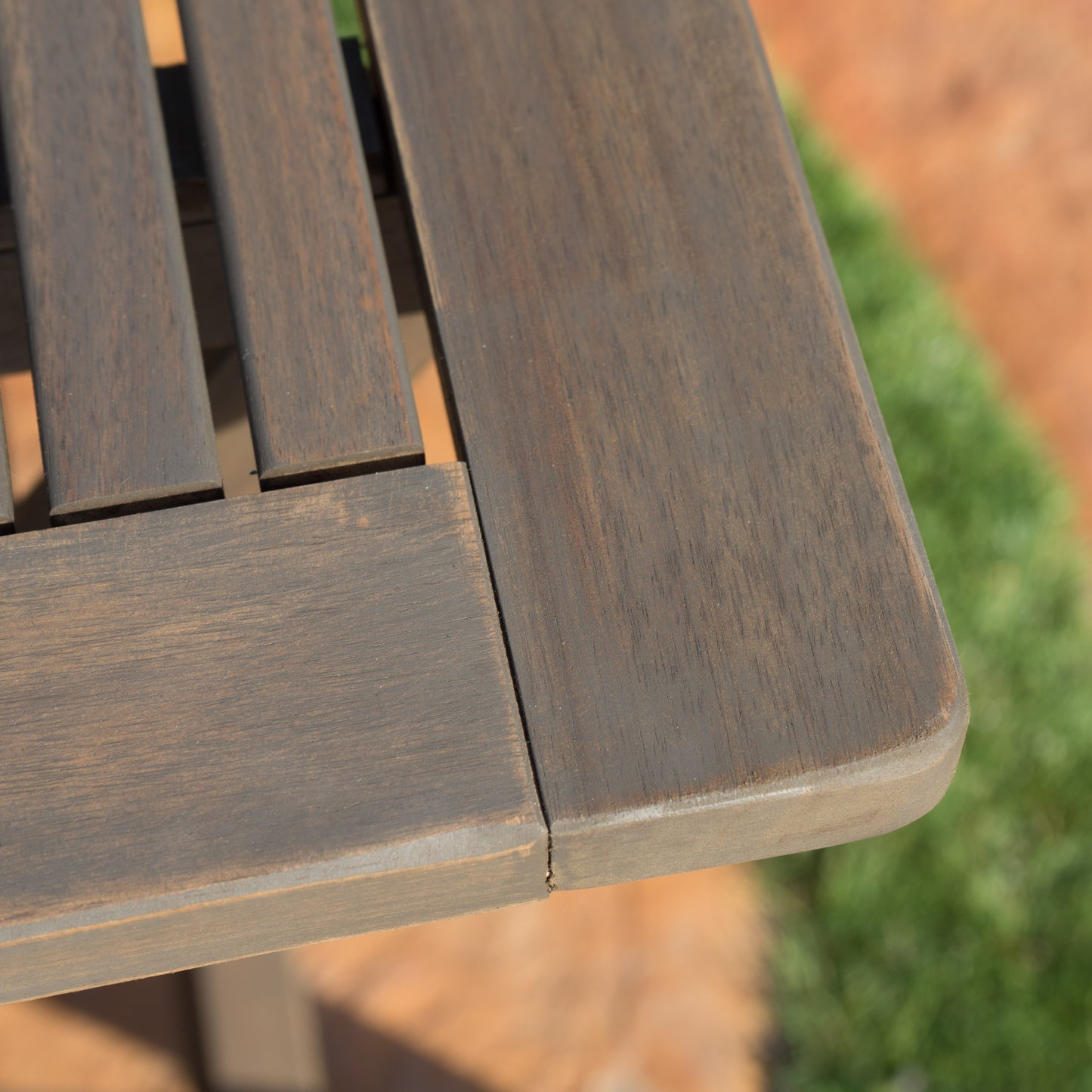 POSITANO 43.5'' Foldable Table,Outdoor Acacia Wood Table