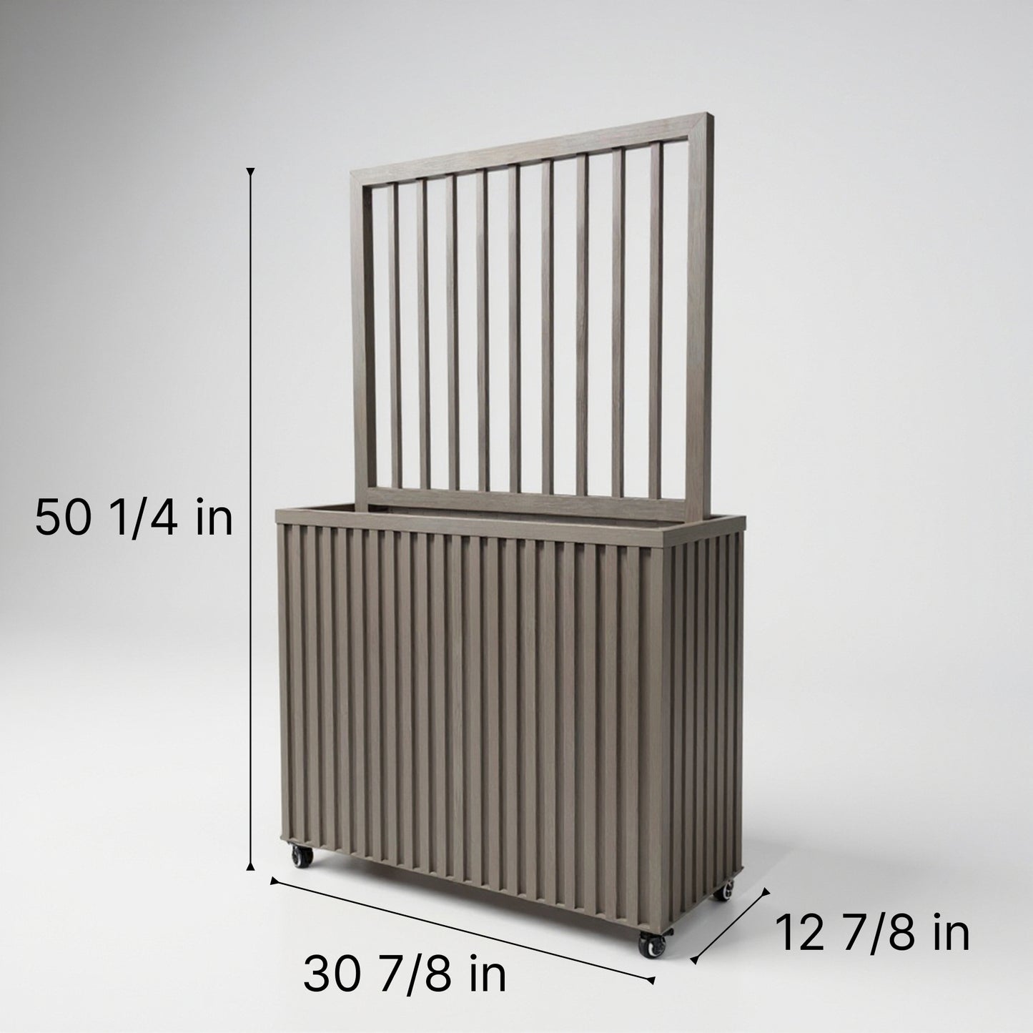 Grove Divider Planter- Grey Brown