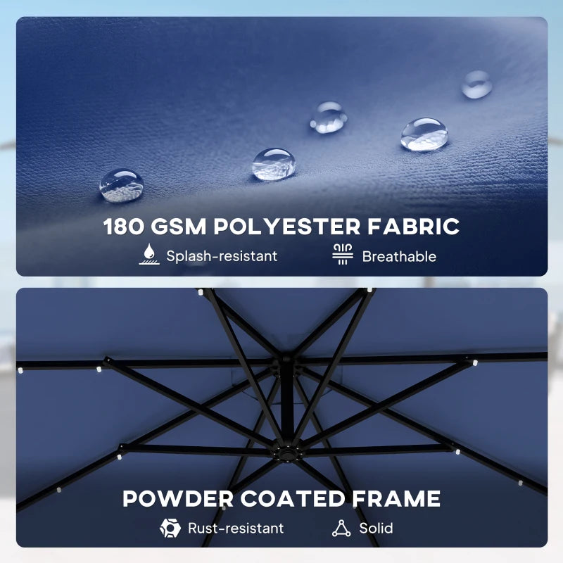 Modern Garden Umbrella,Outdoor Umbrella,Cantilever Patio Umbrella