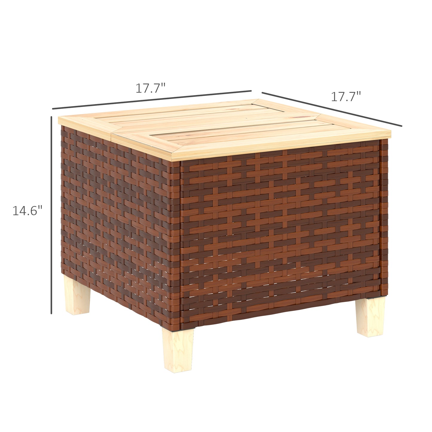 Small Outdoor Table,End Table,Outdoor Side Table