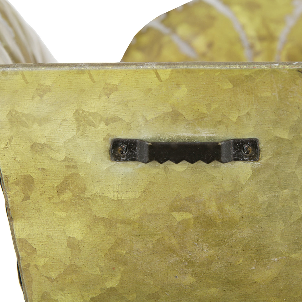 Set of 3 Rustic Wall Metal Planter, L:21.7x8.7x8" M:21.3x8x7.7" S:18x7x7"