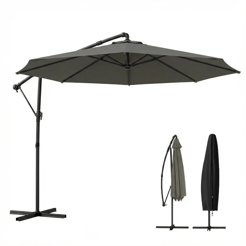 Modern Style Outdoor Hanging Cantilever Umbrella,Patio Umbrella