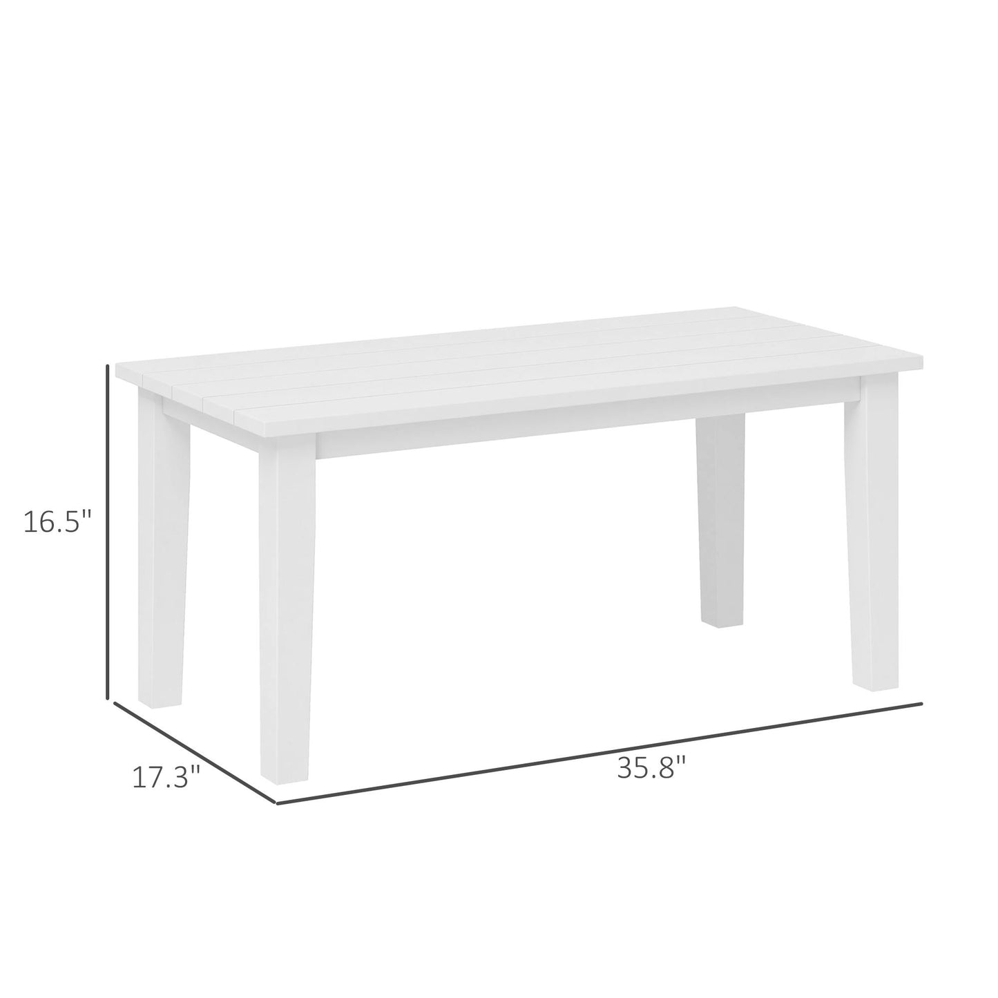 Outdoor Table,Rectangle Outdoor Coffee Table