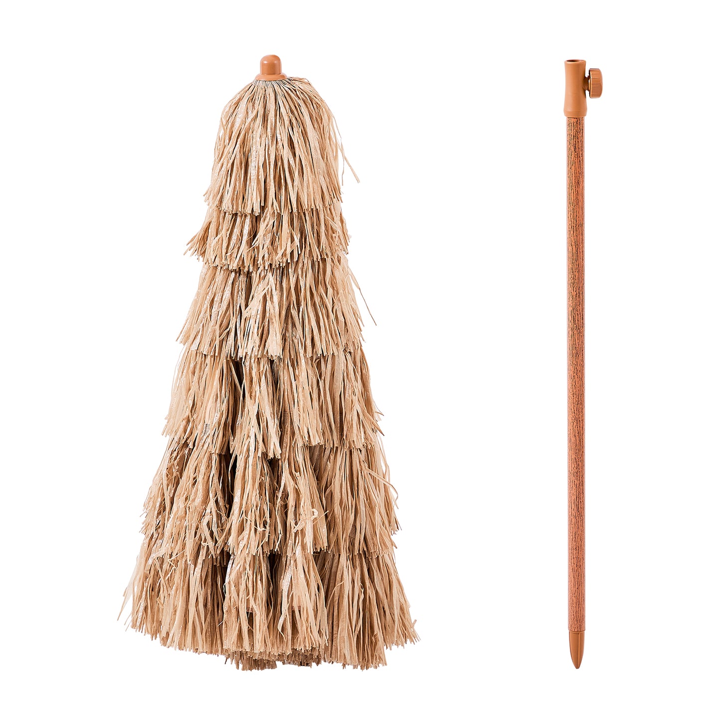 Tiki Umbrella Thatched Patio Umbrella 6.5 ft Poolside Patio Beach Umbrella