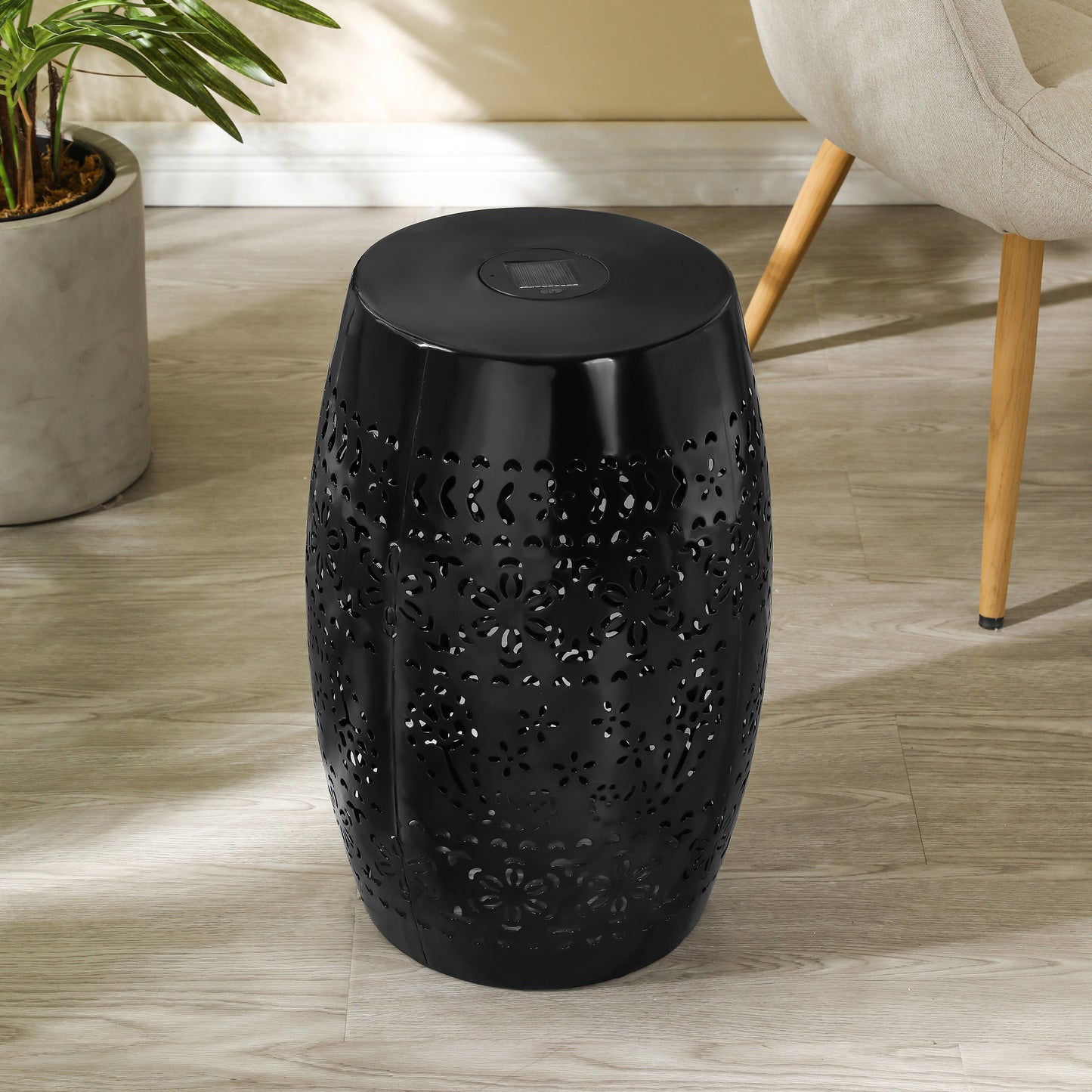 SOLAR SIDE TABLE,Black COLOR (Original SKU:N770P182381B)