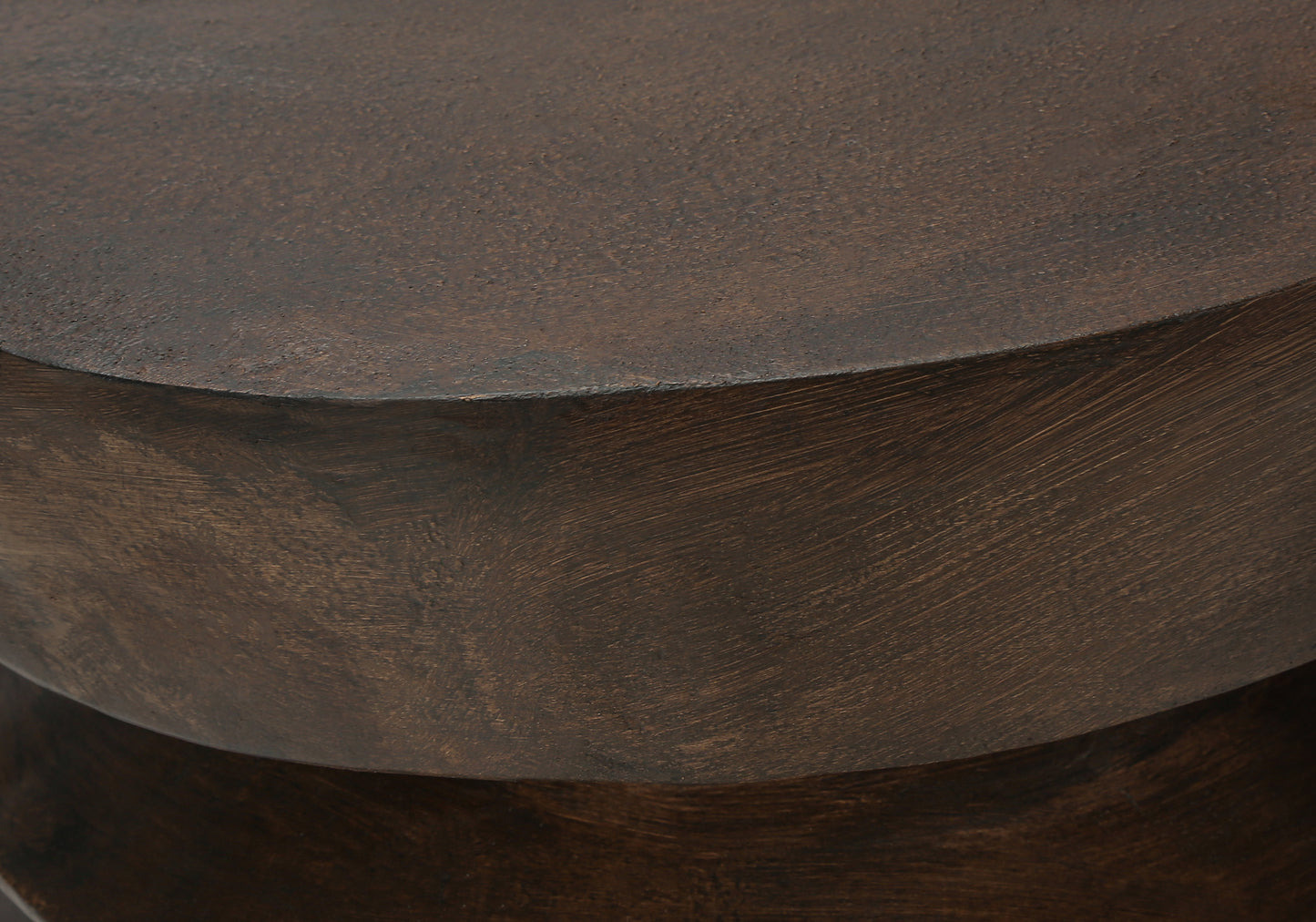 Accent Table, 25"h, Indoor Or Outdoor, Side Table, End, Bedroom, Living Room, Nightstand, Round, Walnut, Contemporary, Modern