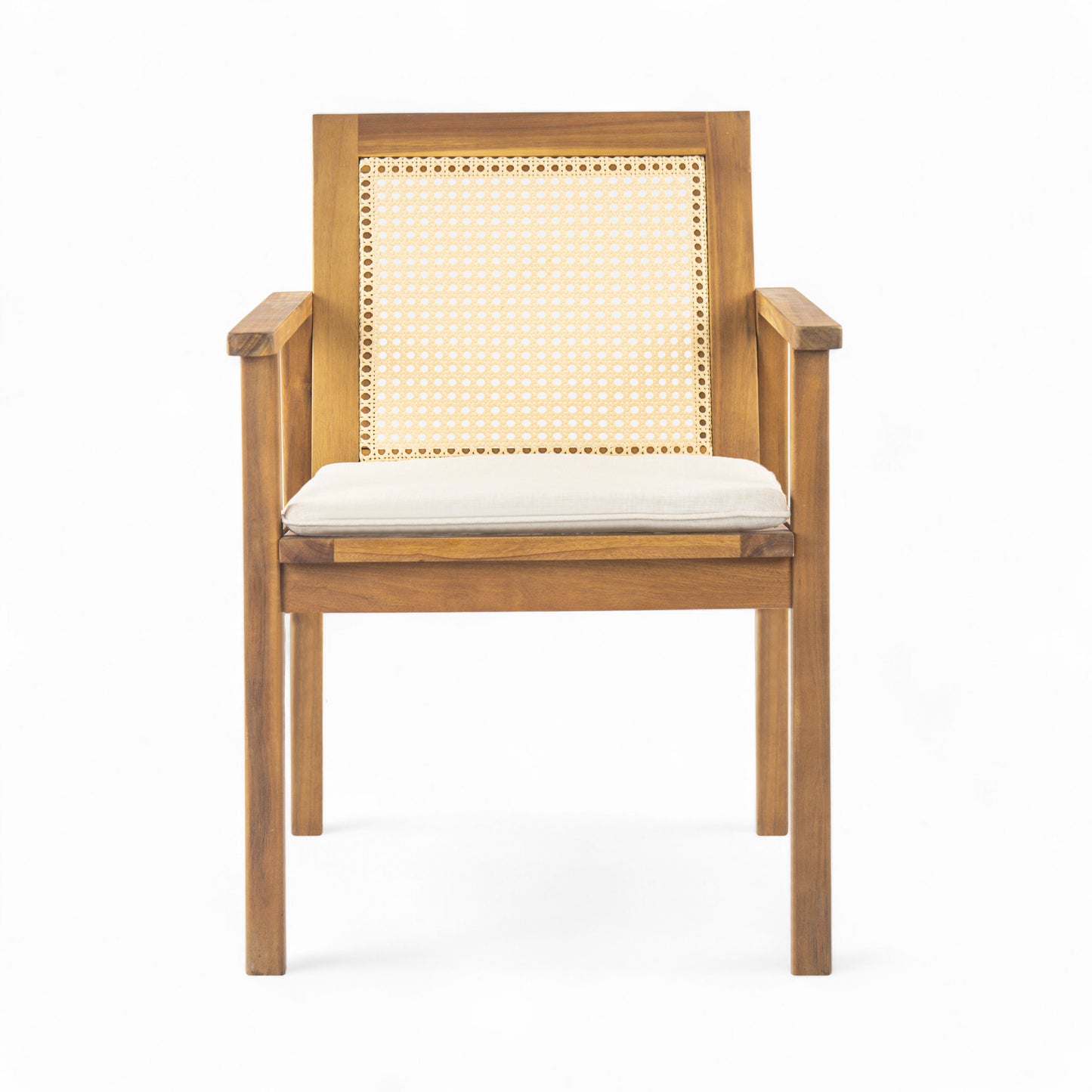 Preston Outdoor Dining Chair with Cushion(Set of 2)