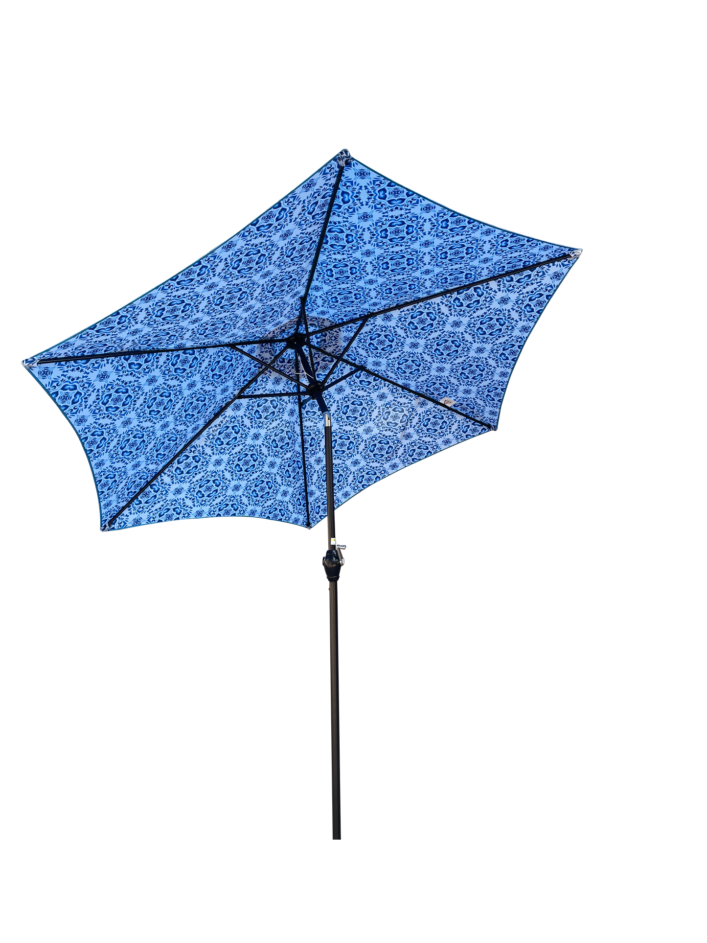 9FT UMBRELLA Ice Pattern + Blue