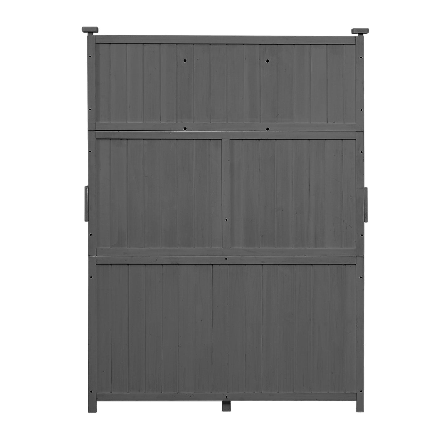 [Assembly Video Provided] TOPMAX 65inch Garden Potting Bench Table, Fir Wood Workstation with Storage Shelf, Drawer and Cabinet, Gray