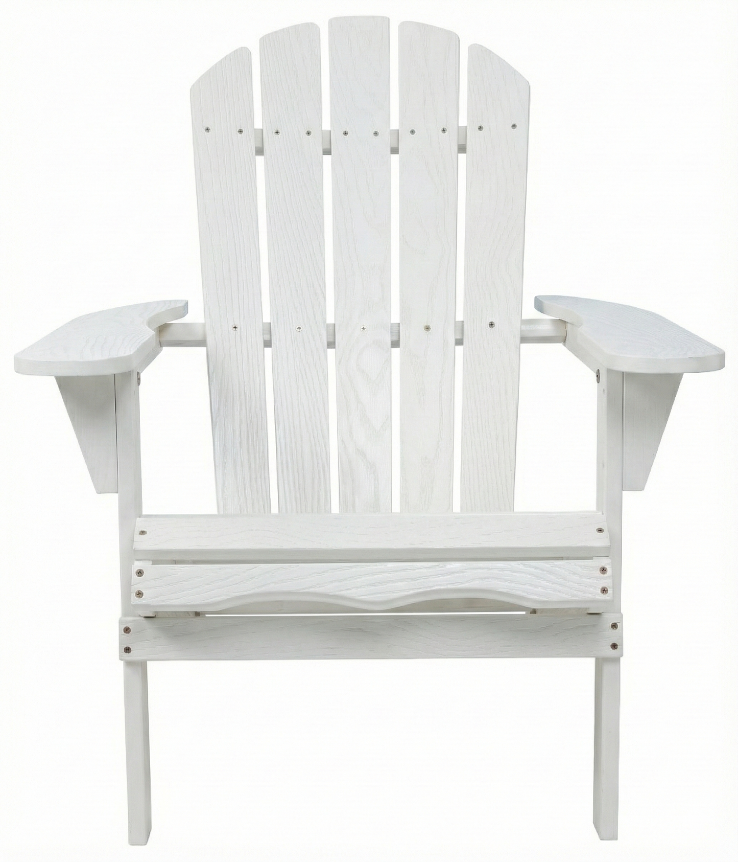 Wood Lounge Patio Chair for Garden Outdoor Wooden Folding Embossed Adirondack Chair Solid Wood Lounge Patio Chair with Wood Grain