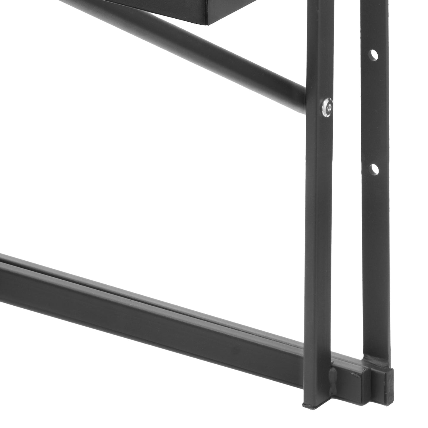 Balcony Hanging Table 19 x 24 in Outdoor Metal Patio Railing Table Adjustable