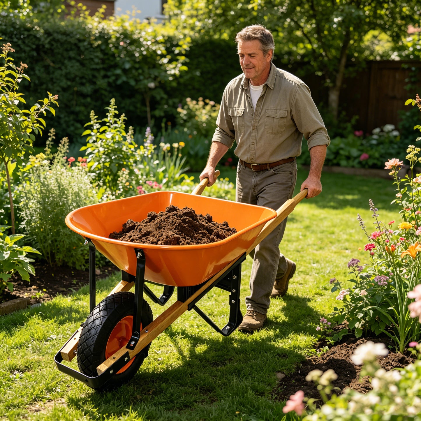 Steel TRAY wheel barrow