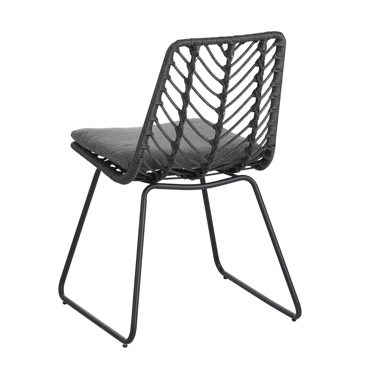 DEJA CHAIR,2PCS with 2 Cushions,Gray