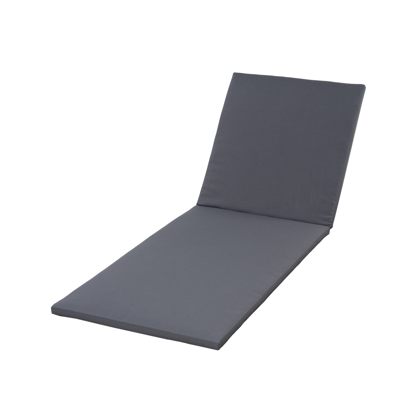 Lounge Chaise Set, Space Available On One Side, Acacia Wood In light brown With Water-Resistant Lounge Cushions (Dark Grey & 2 Inch Thick) – Matching Cream/Leaf Coconut Version Available