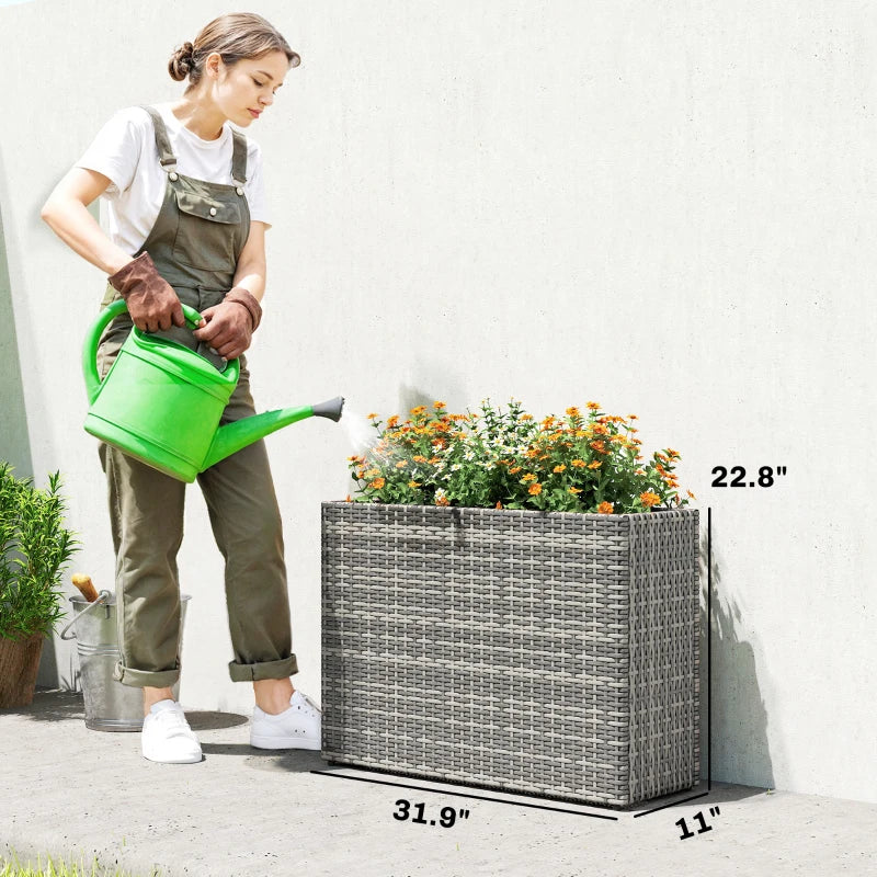 Patio Elevated Planter Box,Raised Garden Bed