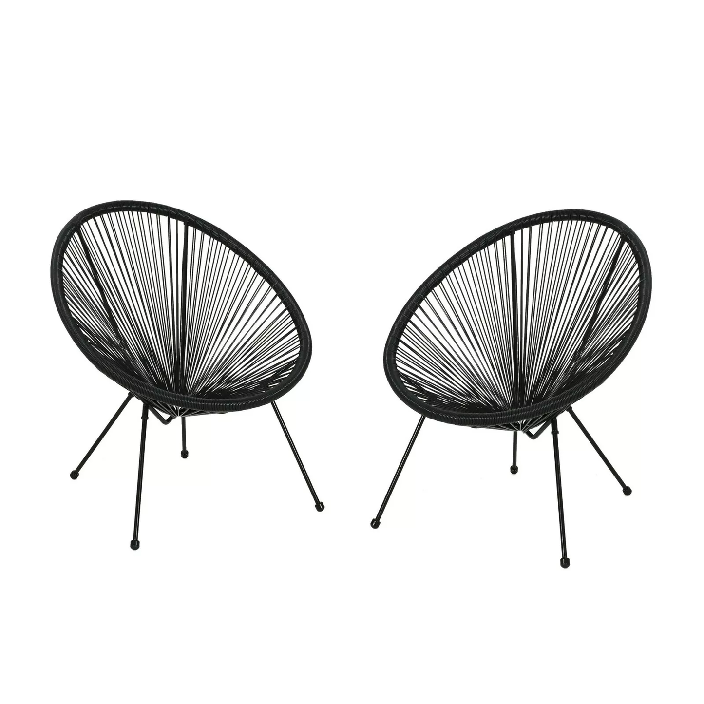 ANSON  CHAIR (SET OF 2) - BLACK