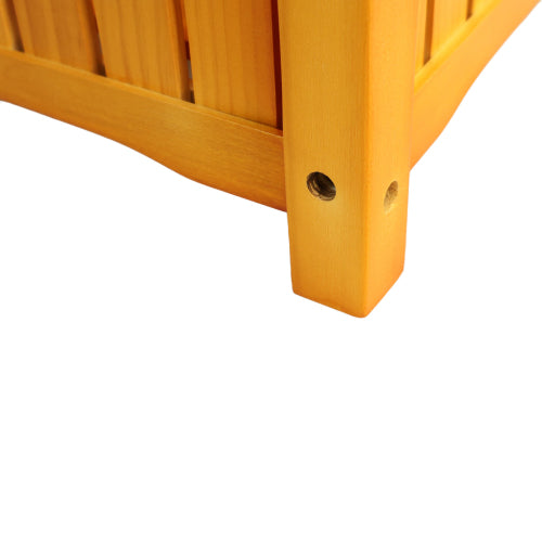 Wood Outdoor Square Wooden Flower and Herb Pot for Garden, Porch and Patio-Outside Plant and Vegetable Container
