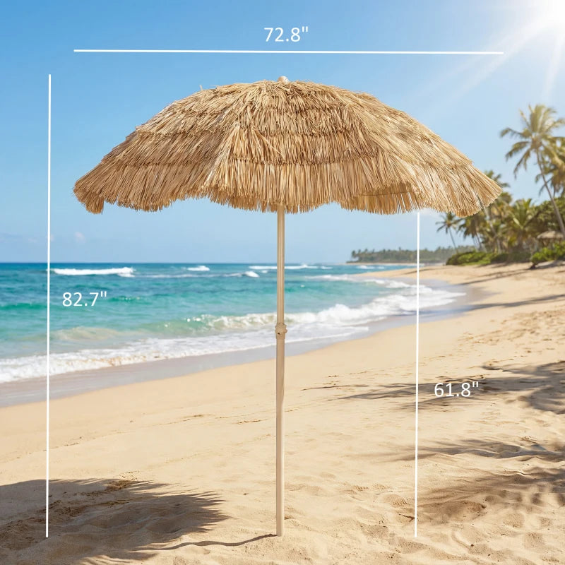 Outdoor Umbrella,Outdoor Hawaiian Style Garden Umbrella,Patio Umbrella