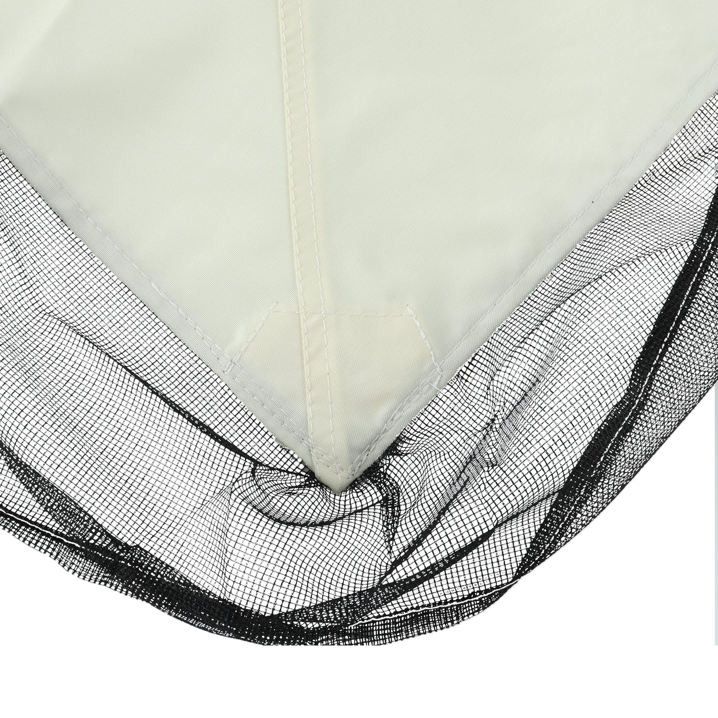 Replacement Canopy Top for Lowe's Allen Roth Heavy Duty Gazebo Roof Gazebo Top with Air Vent 10X12 Gazebo CoverReplacement Top Only (White)
