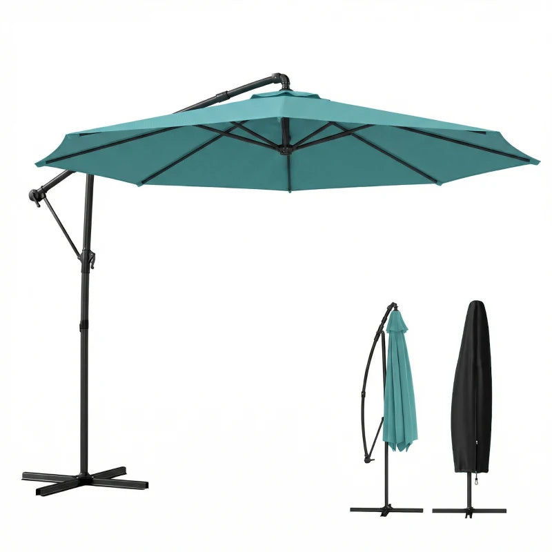 Large Outdoor Hanging Cantilever Umbrella,Patio Umbrella