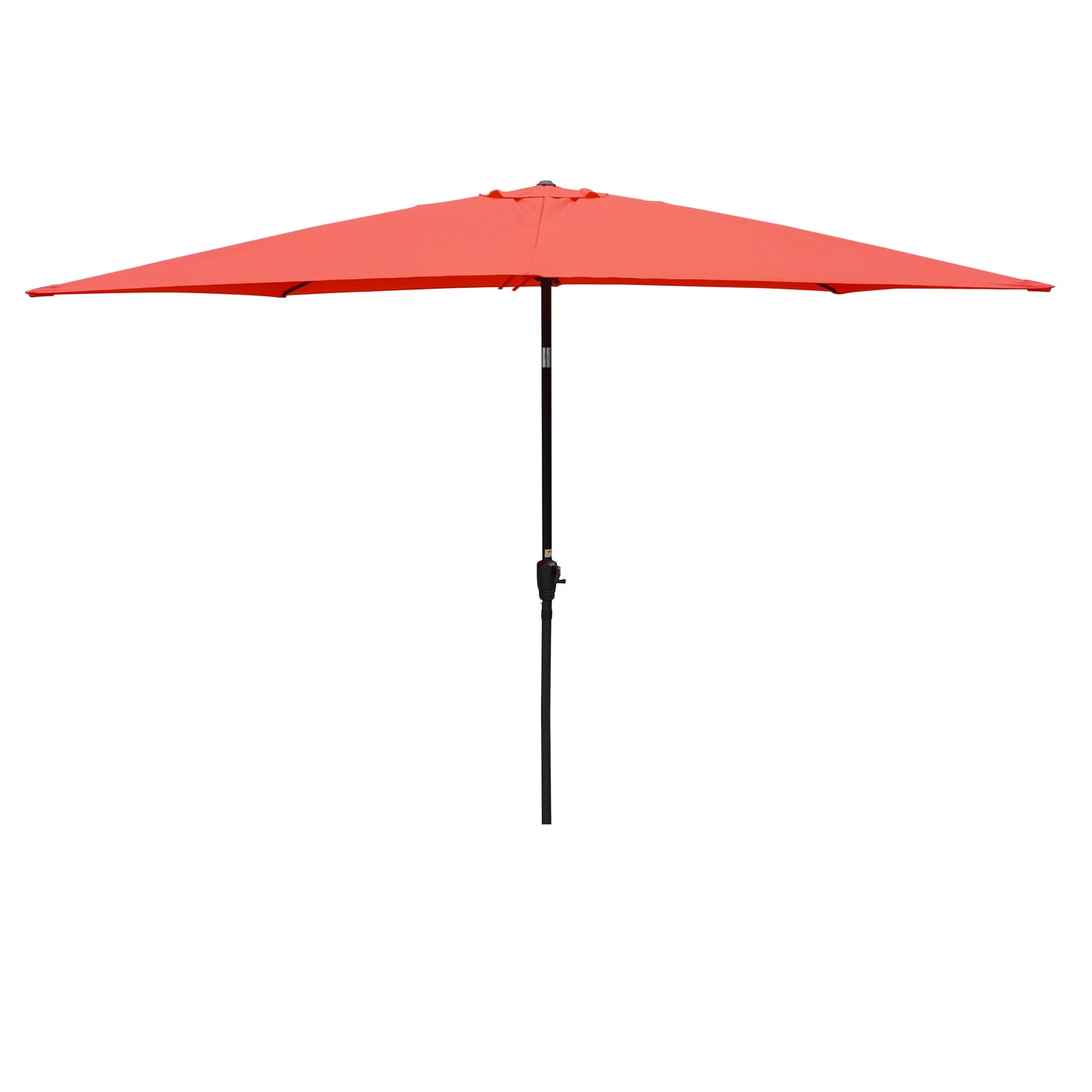 6 x 9ft  Patio Umbrella Outdoor  Waterproof Umbrella with Crank and Push Button Tilt without flap for Garden Backyard Pool  Swimming Pool Market
