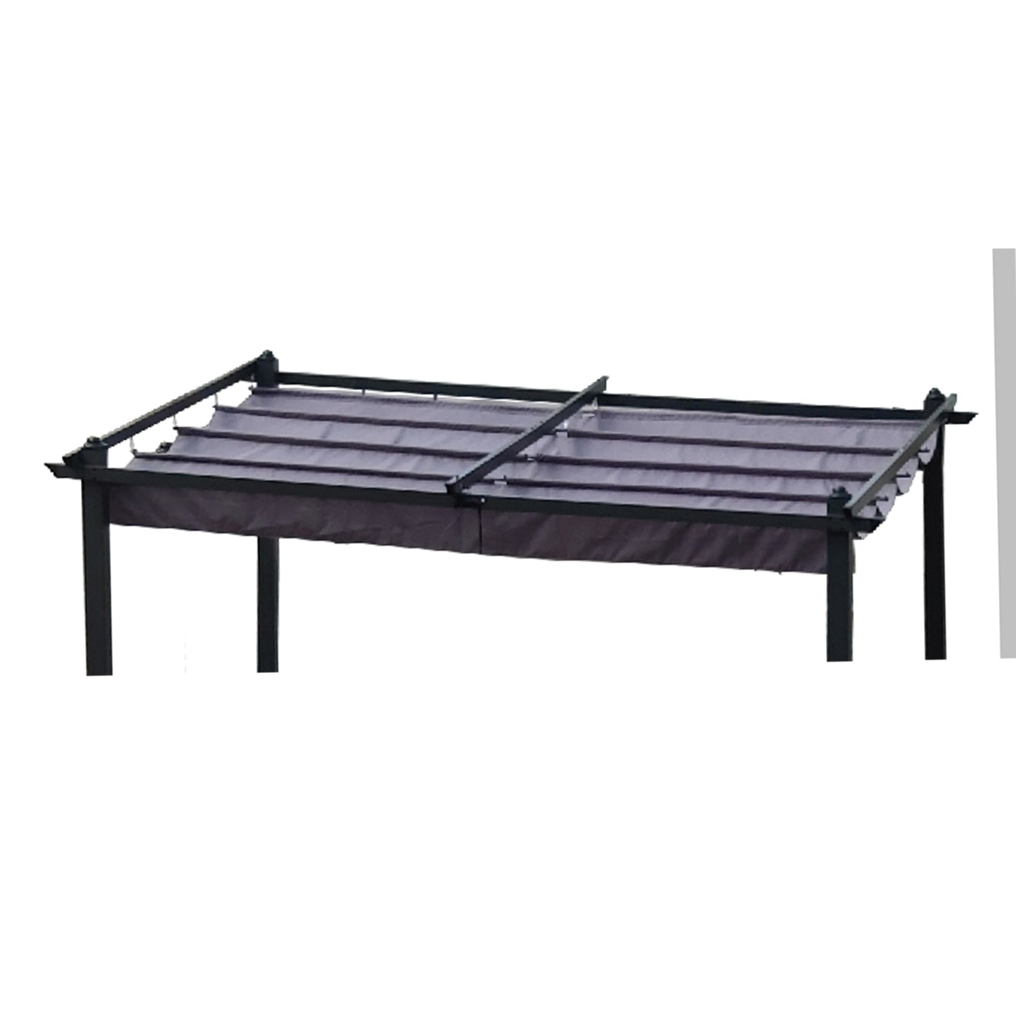 Replacement Canopy Top Fabric for 10x10 Ft Outdoor Patio Retractable Pergola Sunshelter Pergola Canopy
