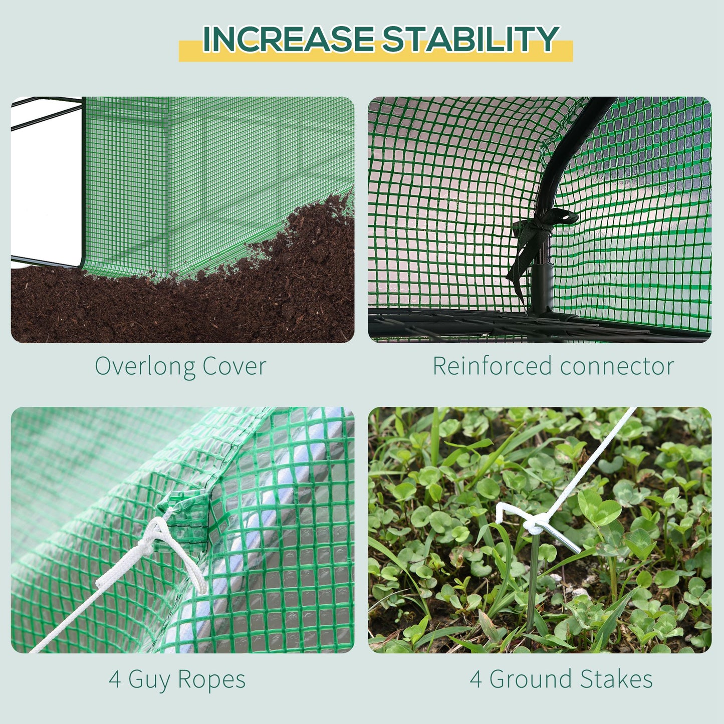 Walk-in Greenhouse for Outdoors with Roll-up Zipper Door, 18 Shelves, PE Cover, Small & Portable Build, Heavy Duty Humidity Seal, 95.25" x 70.75" x 82.75", Green
