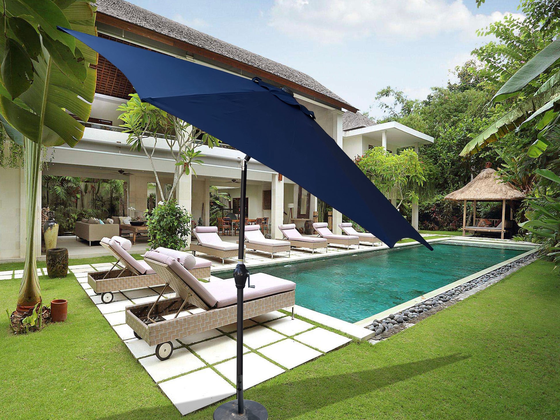 9FT UMBRELLA Navy Blue