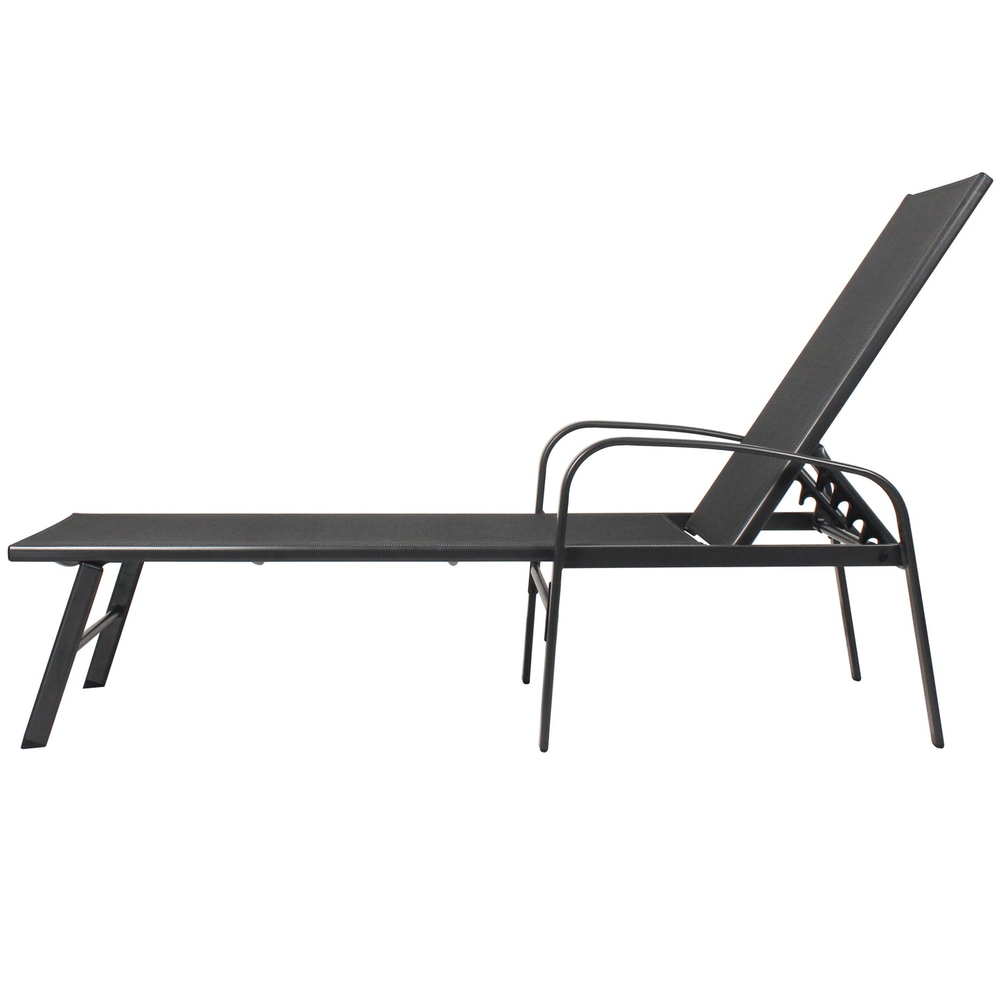 Outdoor Patio Swimming Pool Lounge Gray Color with Pillow