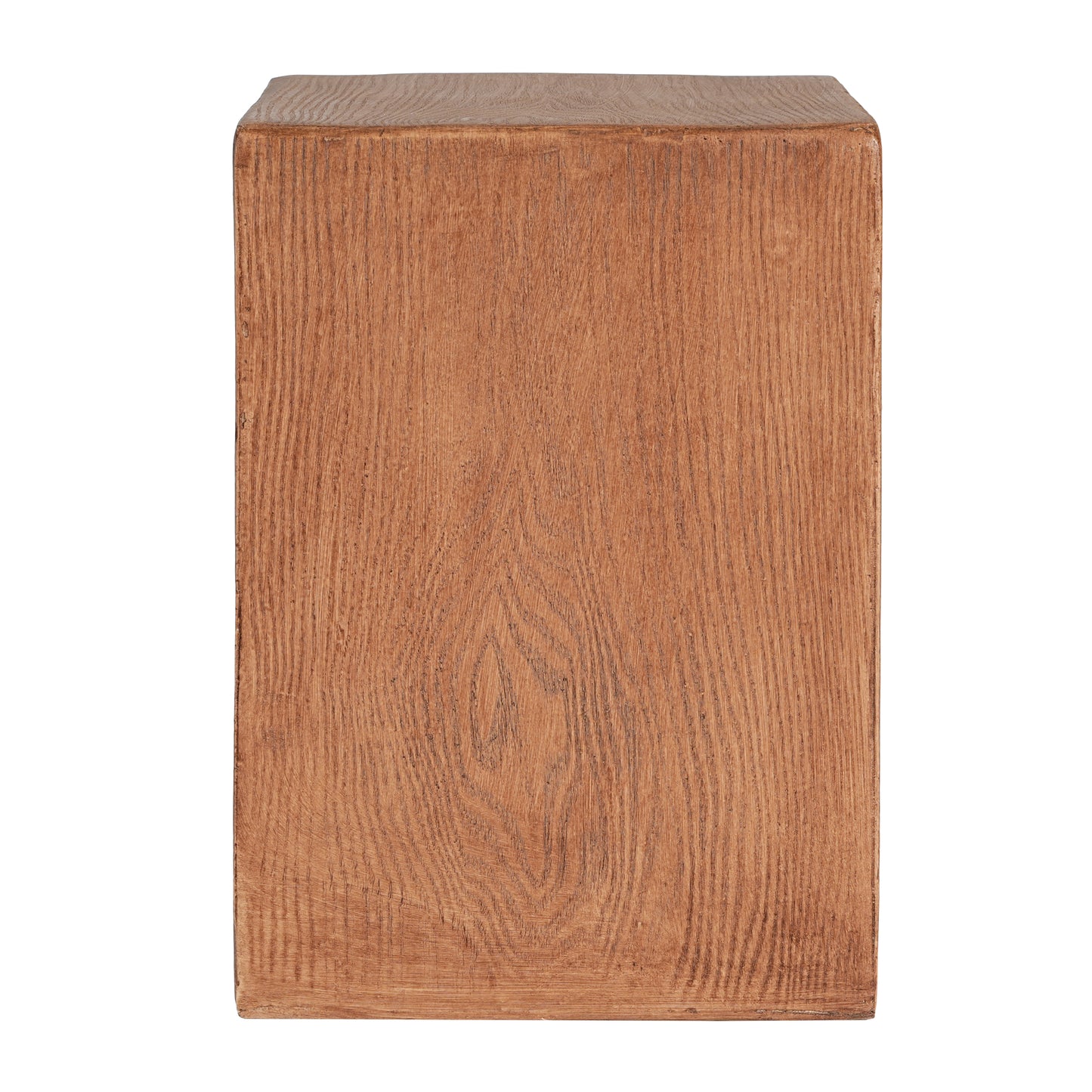 MGO Side Table, Set of 2 Rectangular Outdoor Side Tables, Decorative Garden Stools for Indoor Outdoor, Accent Table,Patio Side Table,Nesting End Table,Faux Wood Natural Color