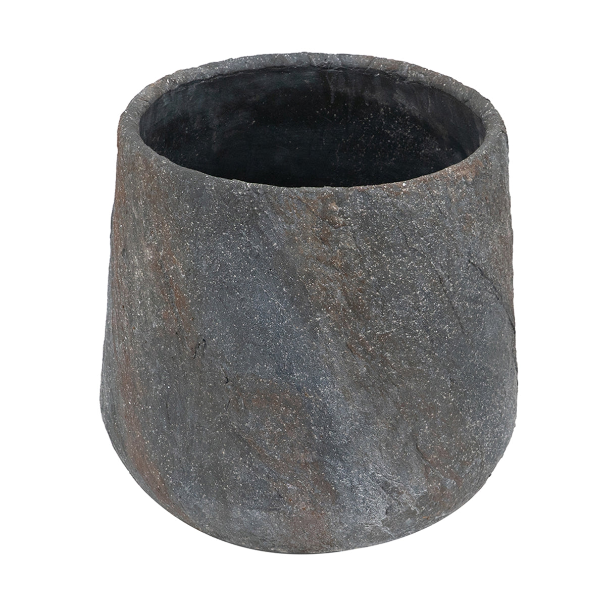 14.2x14.2x13.4" Cement Planter Large, Indoor Outdoor Garden Functional Decor