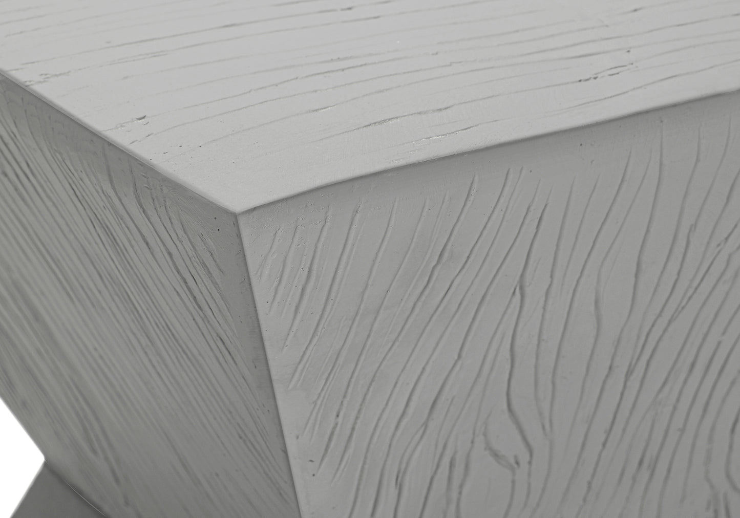 Accent Table, 25"h, Indoor Or Outdoor, Side Table, End, Nightstand, Bedroom, Living Room, Grey, Contemporary, Modern
