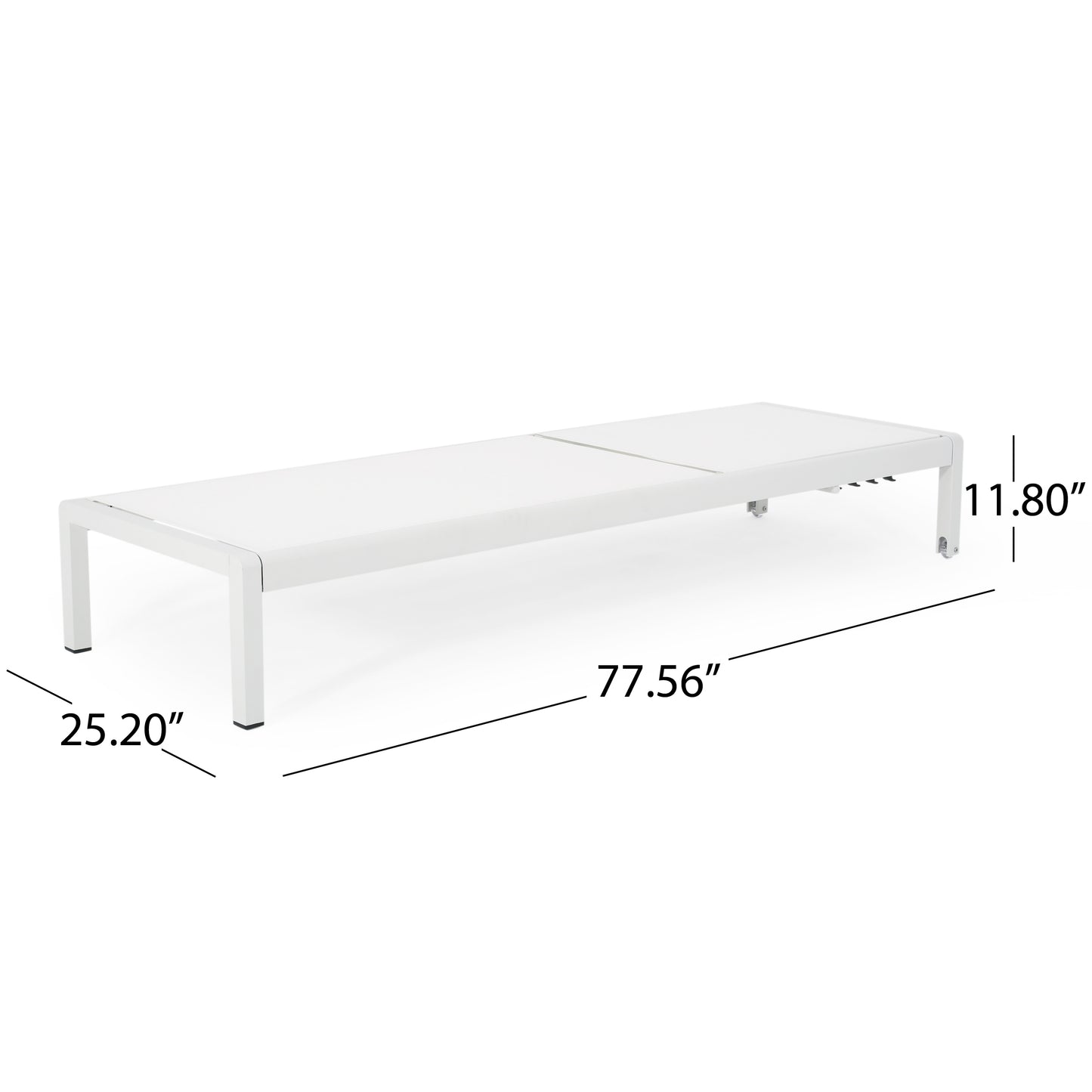 CAPE CORAL KD CHAISE LOUNGE WHI(MP2)( SET OF 2 )