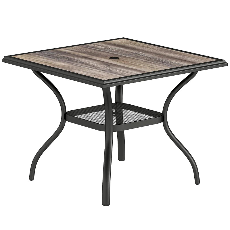 Garden Table,Square Outdoor Dining Table(Only Table)