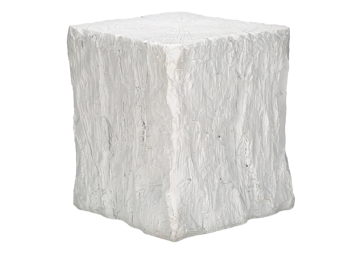 Accent Table, 25"h, Indoor Or Outdoor, End, Nightstand, Side Table, Square, Living Room, Bedroom, White, Contemporary, Modern