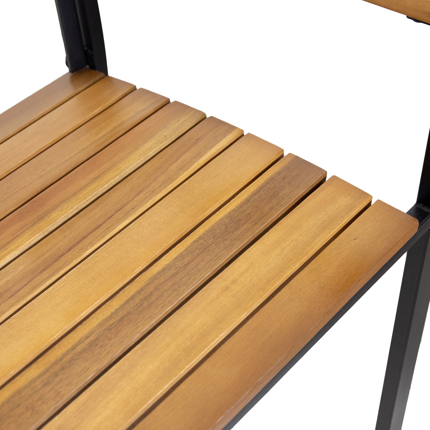 LARIS WOOD AND METAL CHAIR