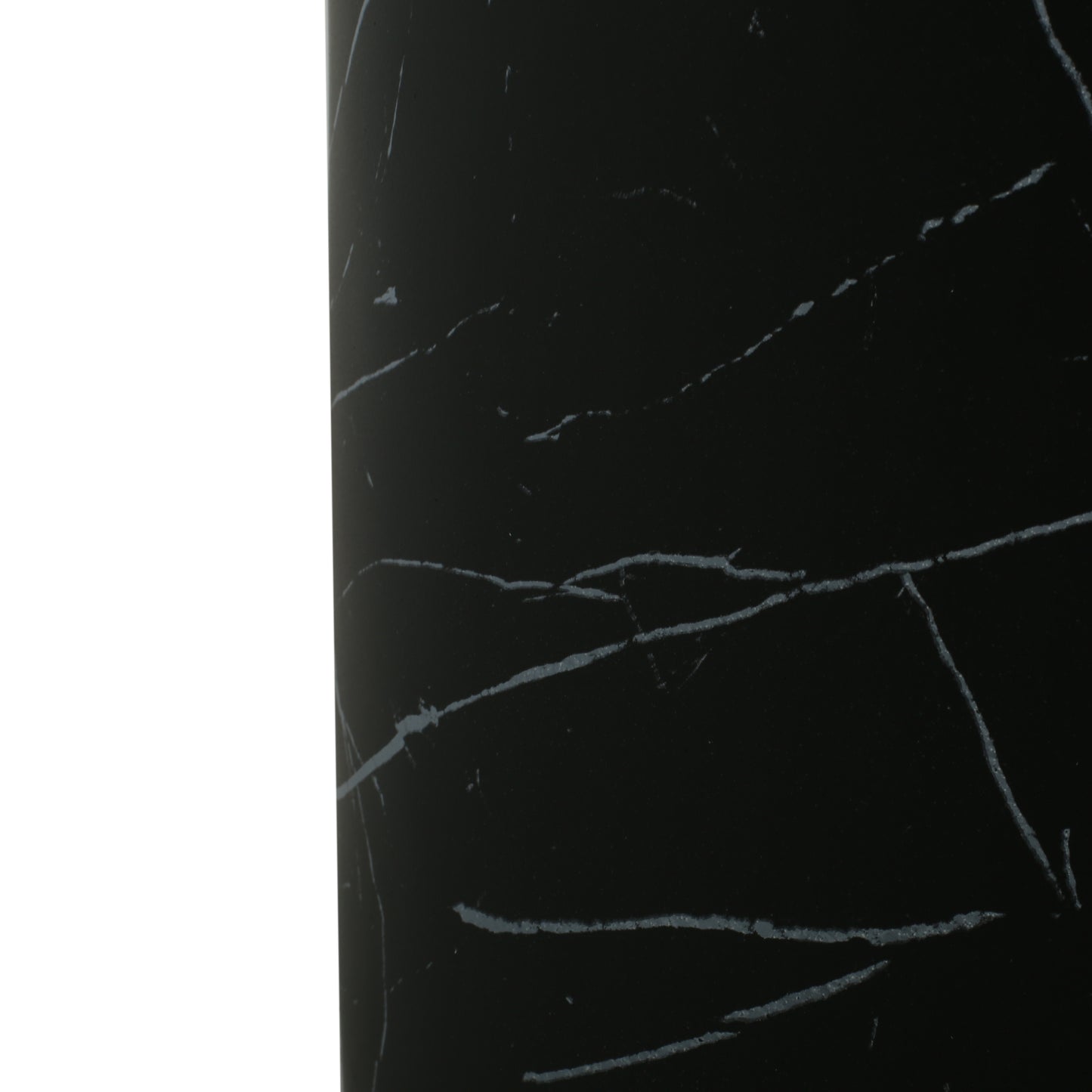 Outdoor Lightweight concrete MGO Side/End Table , Living Room Accent Table,Black Marble