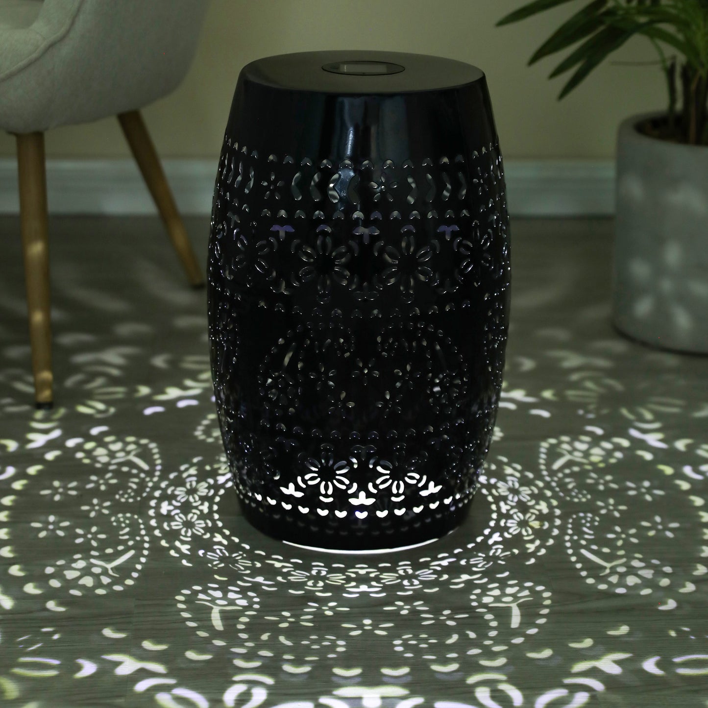 SOLAR SIDE TABLE,Black COLOR (Original SKU:N770P182381B)