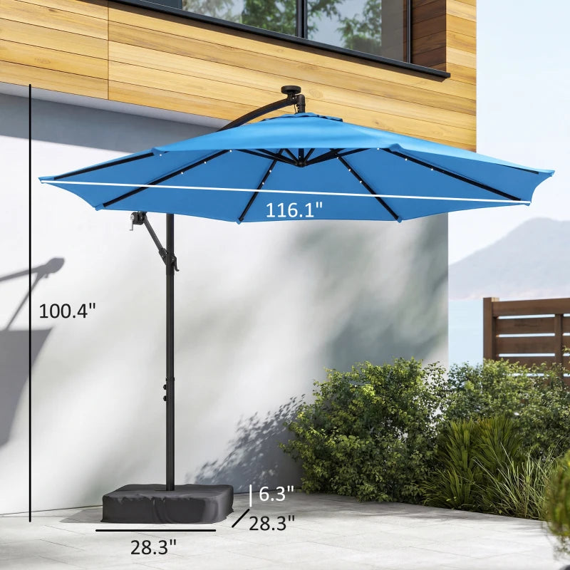 Stylish Pool Umbrella,Outdoor Umbrella,Cantilever Patio Umbrella