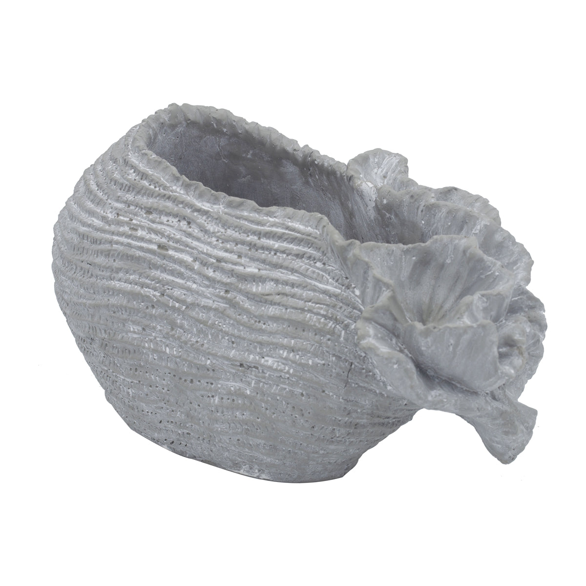 14.2x7.9x7.9" Cement Planter, Indoor Outdoor Garden Decor
