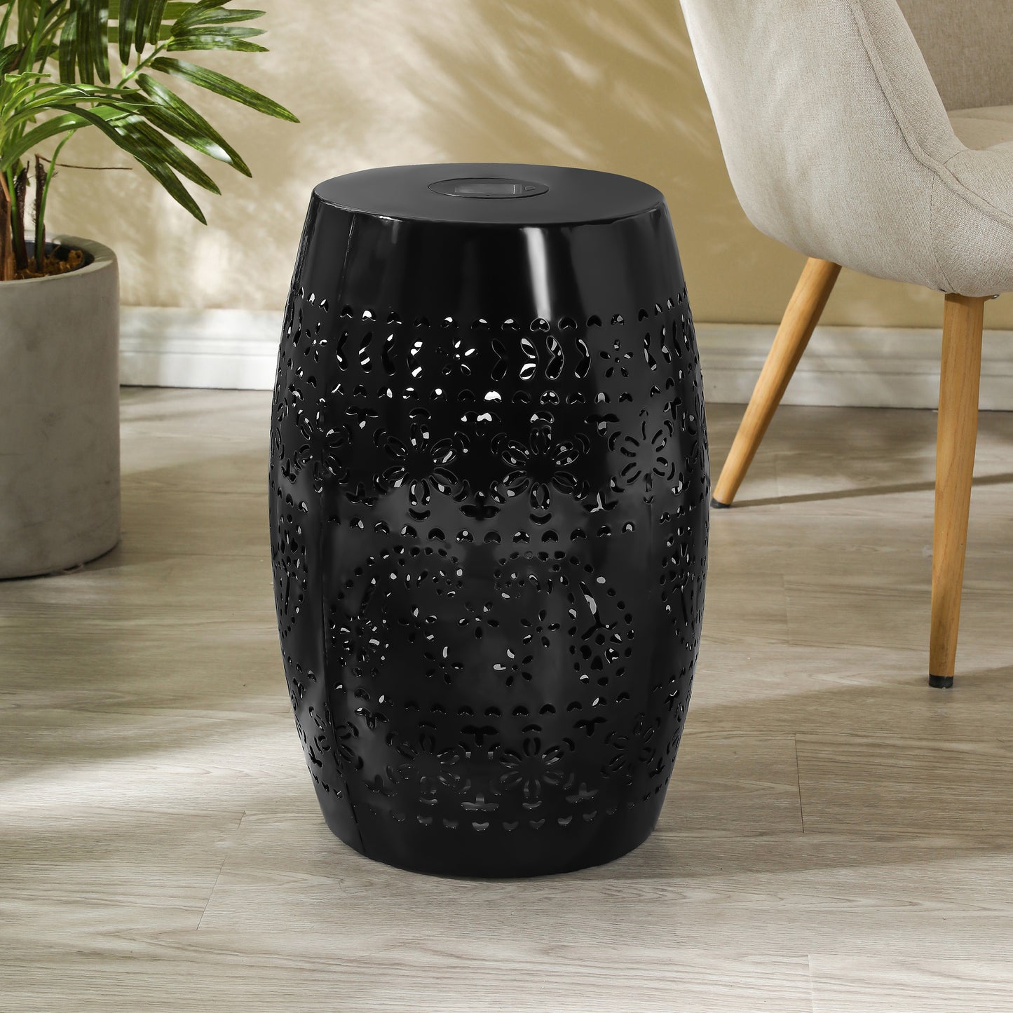 SOLAR SIDE TABLE,Black COLOR (Original SKU:N770P182381B)