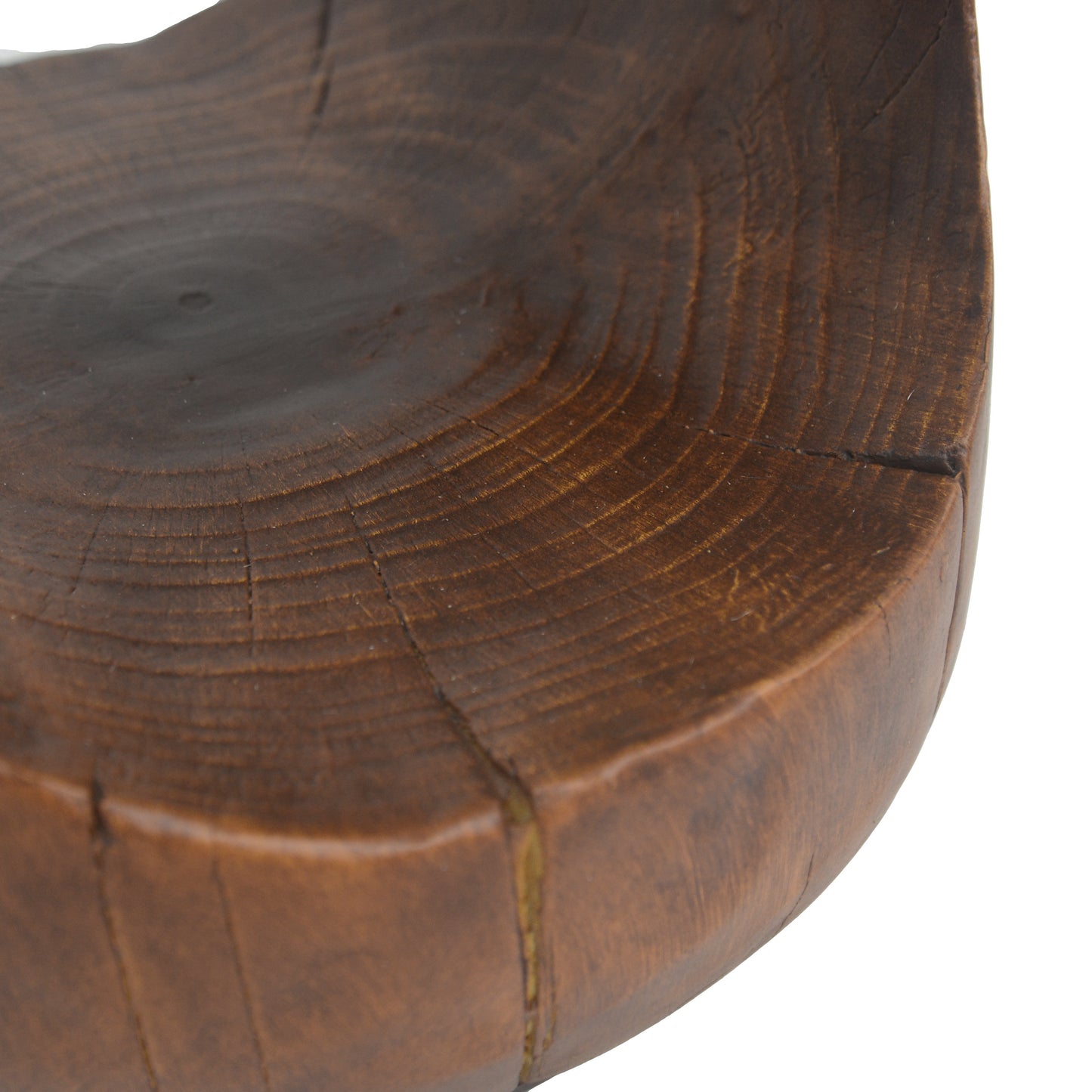 Outdoor Side Table,Hollow Design End Table,Patio Garden Stool Table,Decorative Accent Table for Patio Balcony Beach Pool Side,Lightweight Concrete,Wood Like Texture,Antique Brown Color