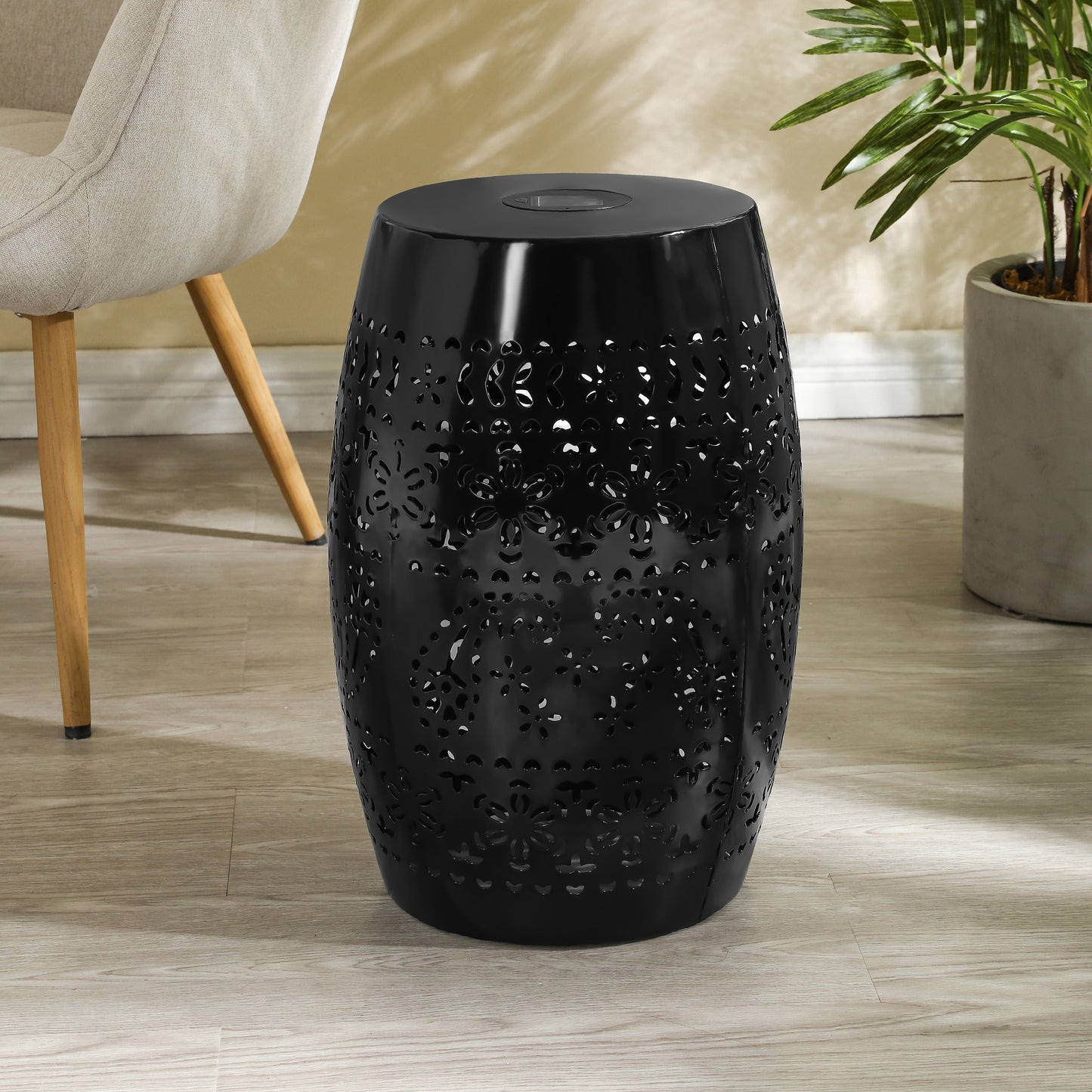 SOLAR SIDE TABLE,Black COLOR (Original SKU:N770P182381B)