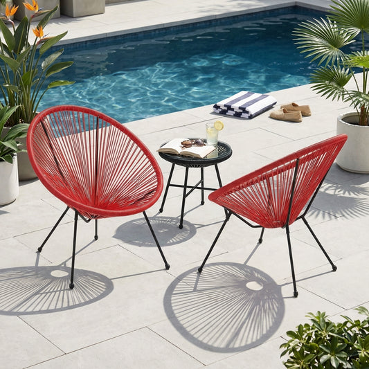ANSON  CHAIR (SET OF 2)  - ORANGE