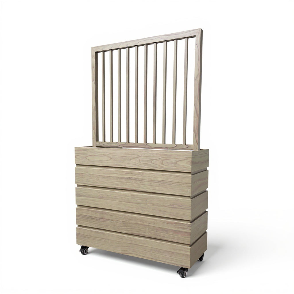 Terrace Divider Planter - Ash Brown