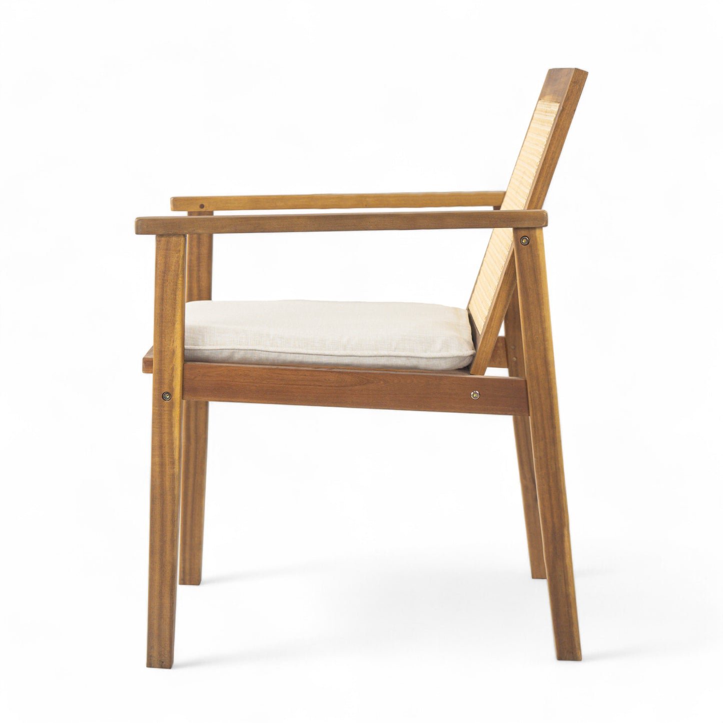 Preston Outdoor Dining Chair with Cushion(Set of 2)
