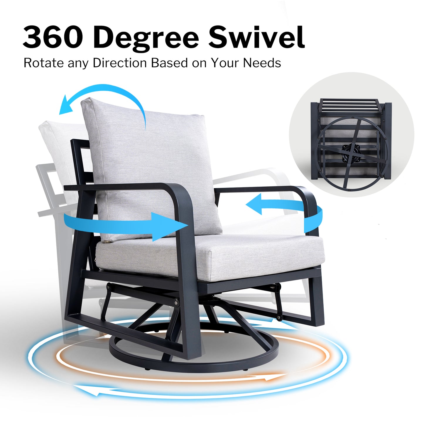 FR Two swivel chairs