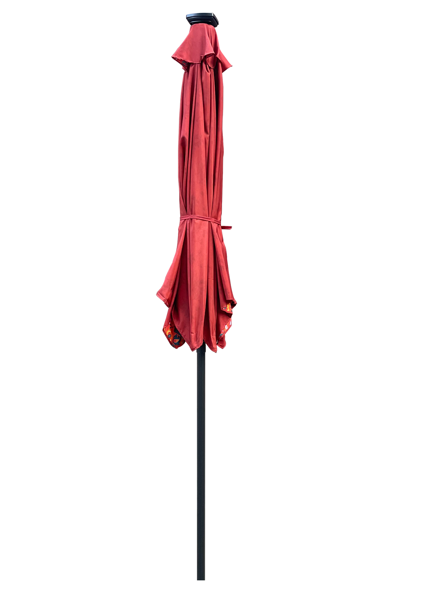 9FT UMBRELLA WITH LIGHT Pattern + Orange
