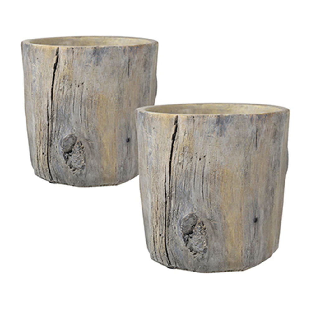 Set of 2 6.5x6.5x6.5" Fillmore Planter,Small Round